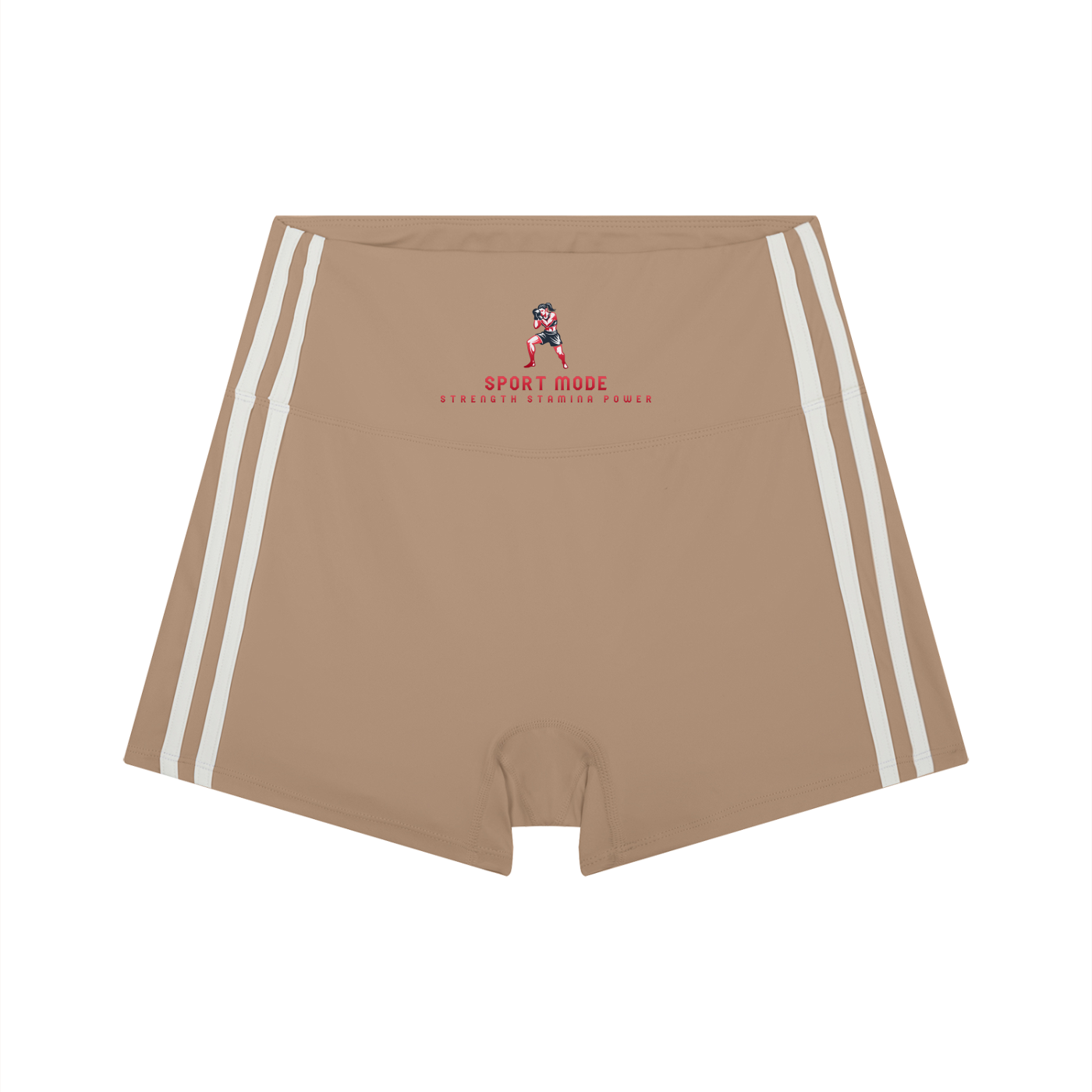 Women’s Sport Mode High-Waist Color Block Yoga Shorts