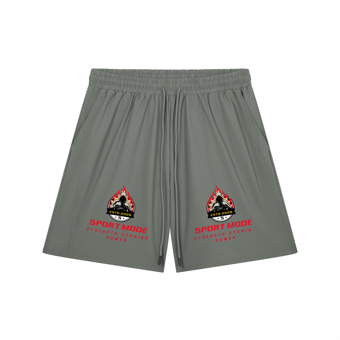 Sport Mode Double Men’s Drawstring Shorts
