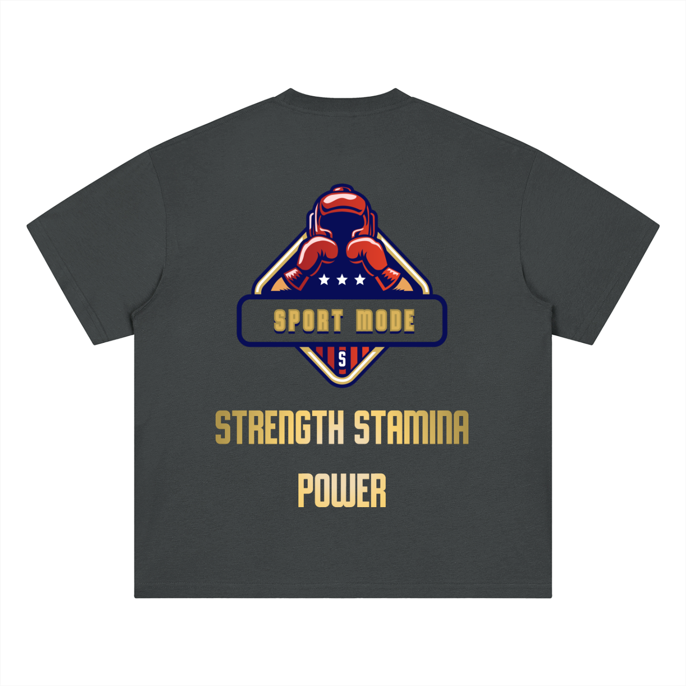 Sport Mode Gold Rush Men's Quick Dry Drop Shoulder T-Shirt