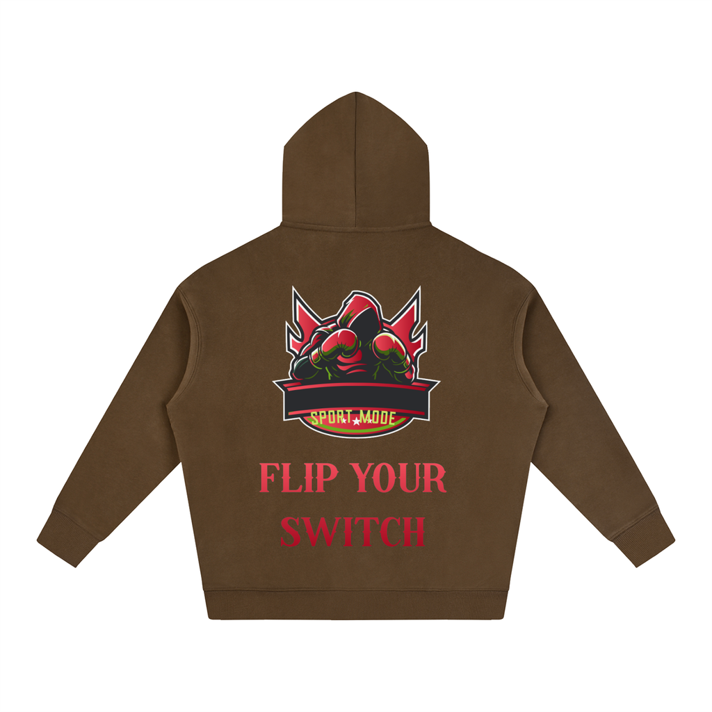 Flip Your Switch Sport Mode Oversize Fleeced Hoodie