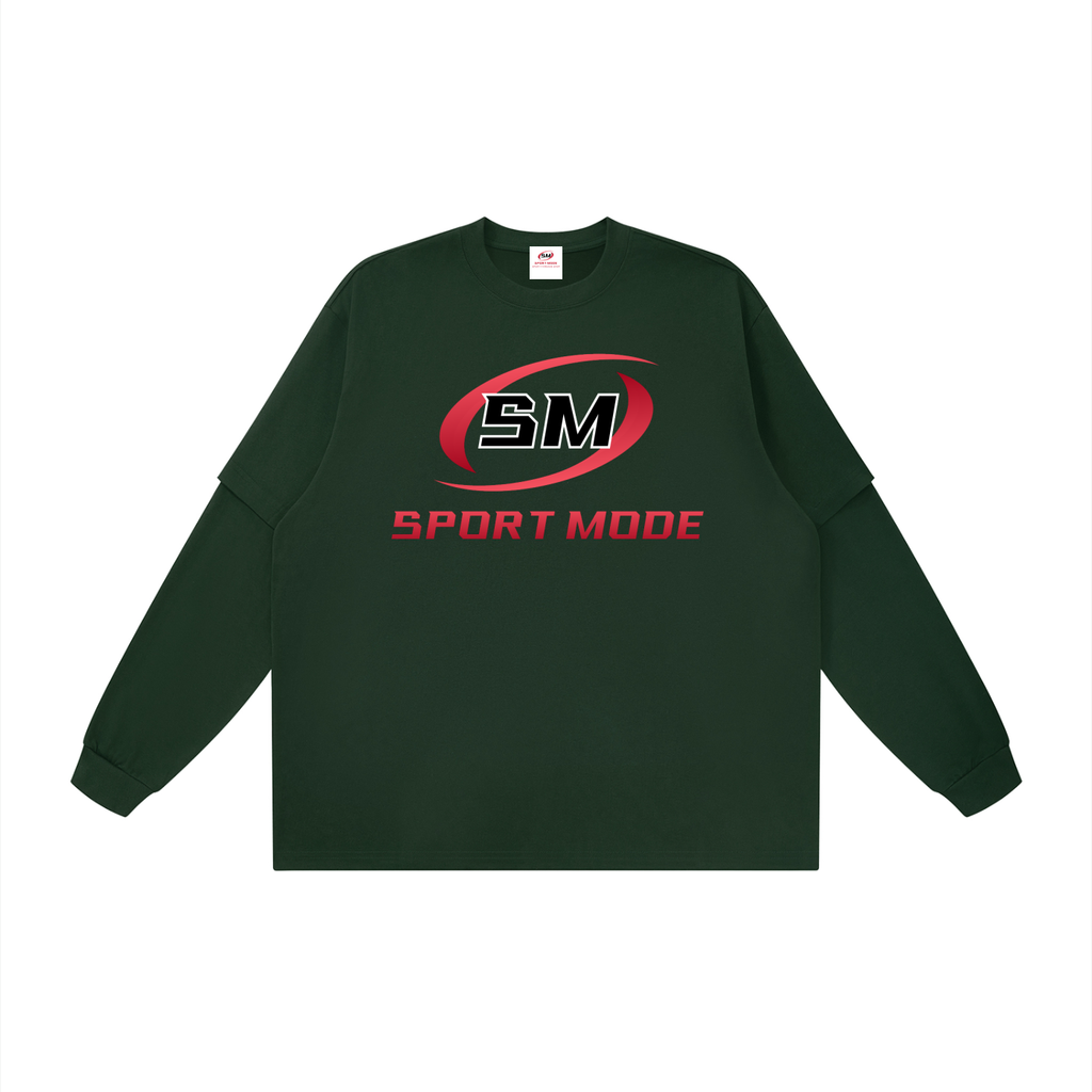 Ignite The Fight Sport Mode Unisex Layered Oversized T-Shirt