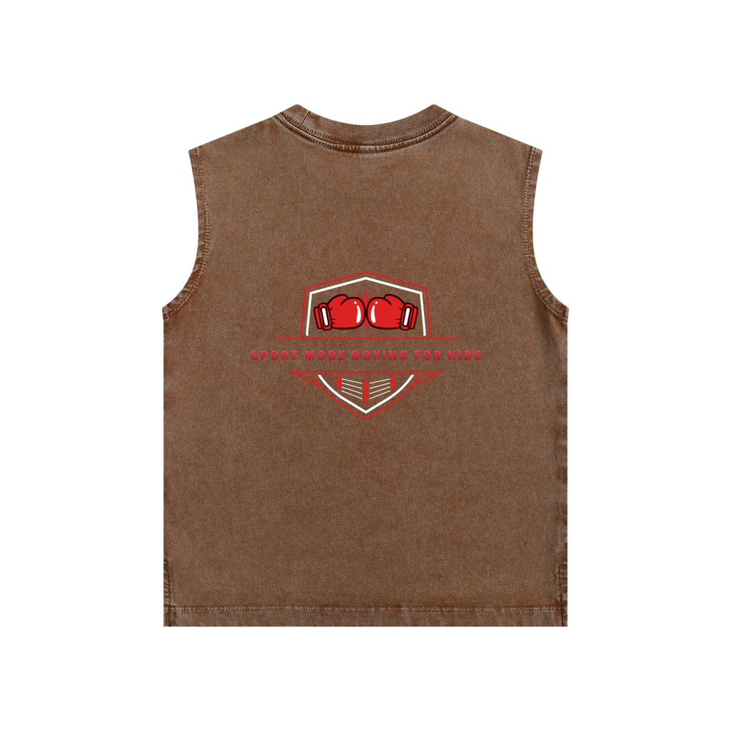 Sport Mode Champion In Training Snow Washed Kids' Tank Top