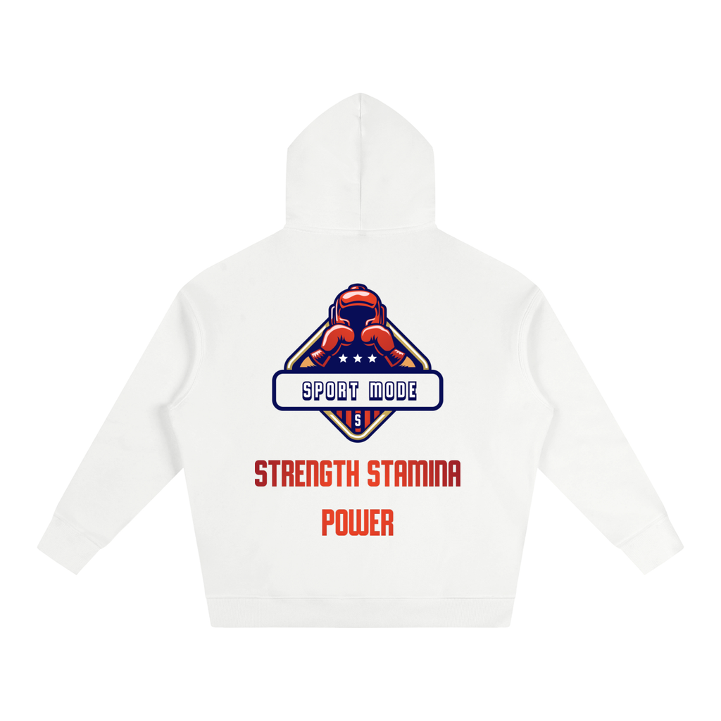 Cover Up Sport Mode Oversize Fleeced Hoodie