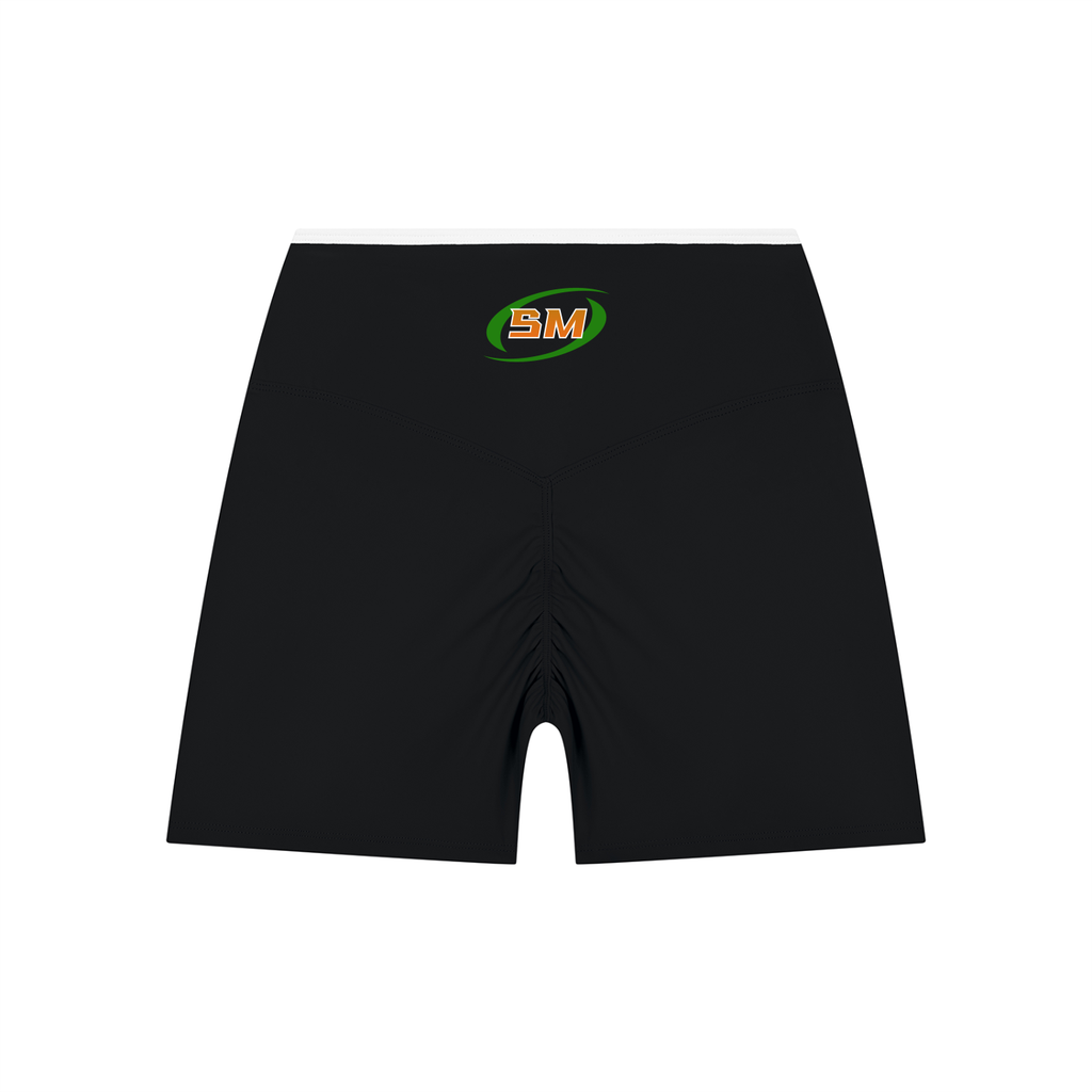 Stand Strong Sport Mode Women’s High Rise Color Block Yoga Shorts
