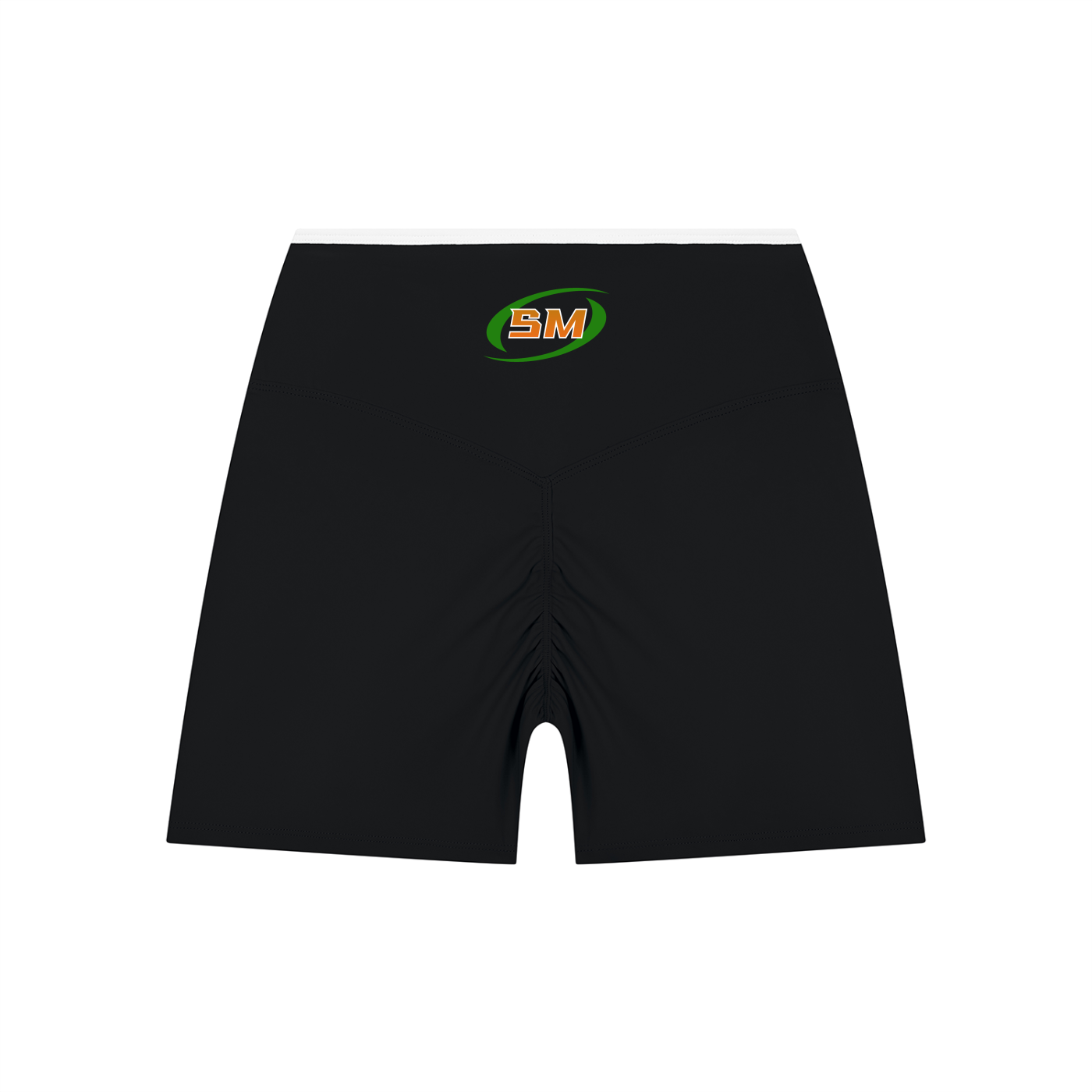 Stand Strong Sport Mode Women’s High Rise Color Block Yoga Shorts