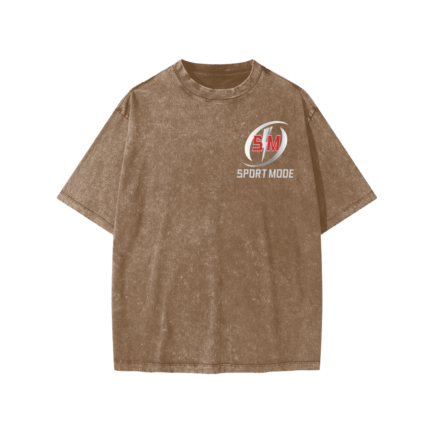 Sport Mode Bull In Action Snow Washed Kids' T-Shirt
