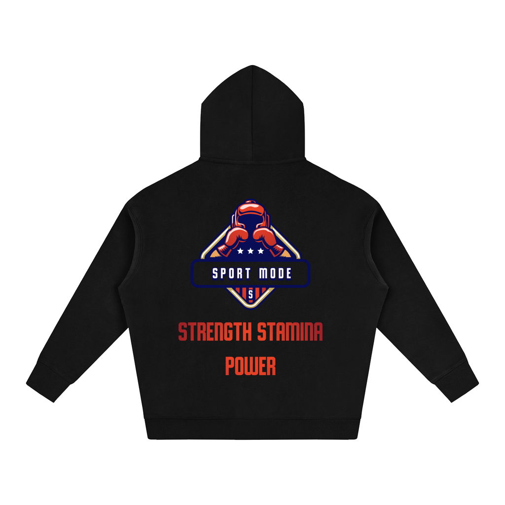 Cover Up Sport Mode Oversize Fleeced Hoodie