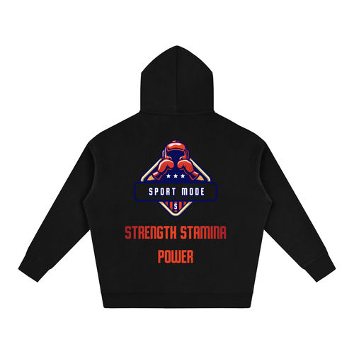 Cover Up Sport Mode Oversize Fleeced Hoodie
