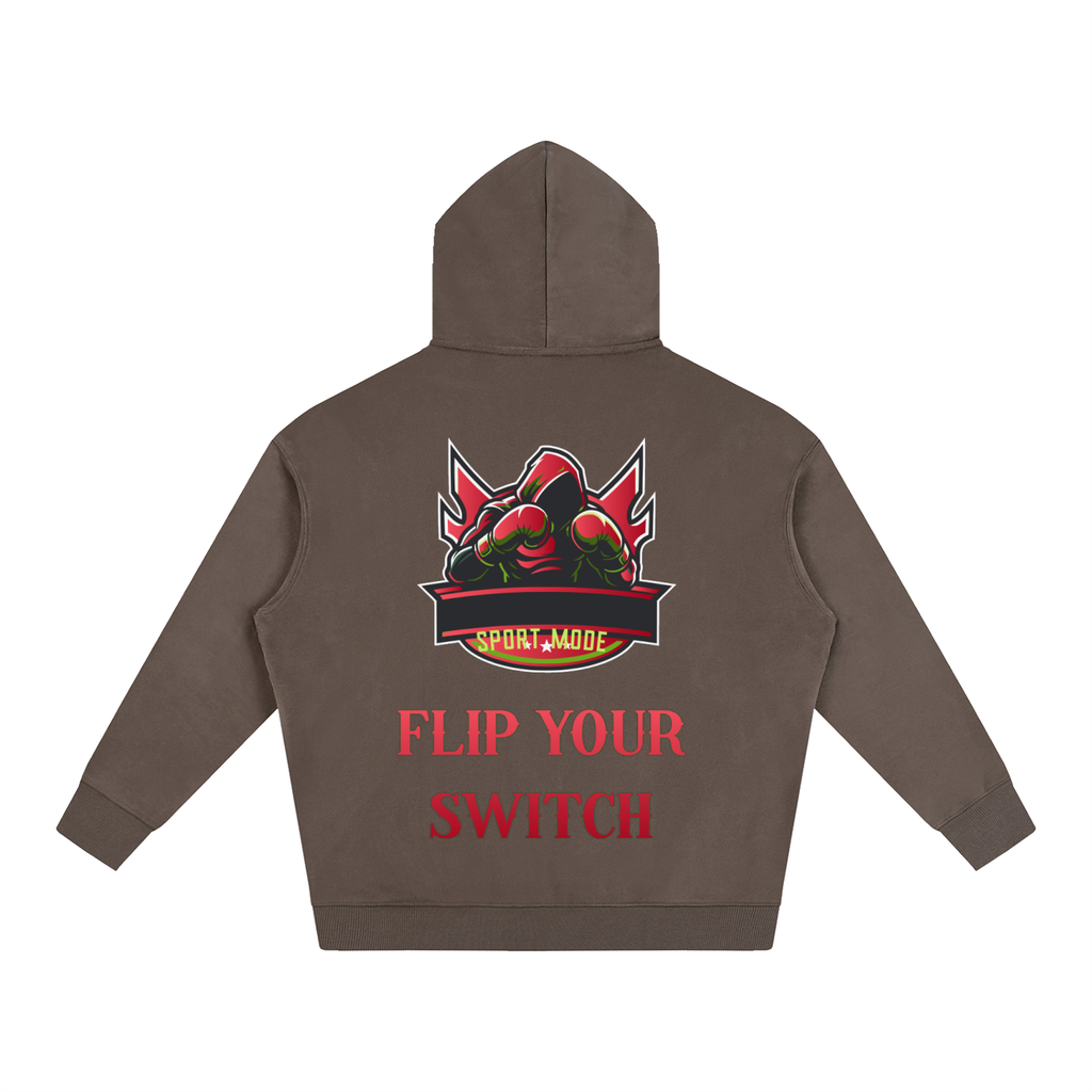 Flip Your Switch Sport Mode Oversize Fleeced Hoodie