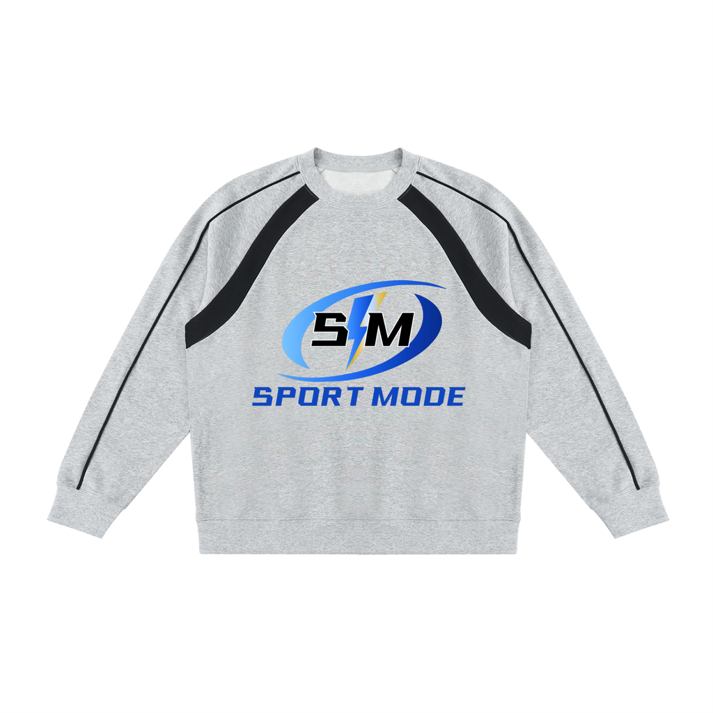 Turbo Sport Mode Unisex Color Block Crewneck Sweatshirt