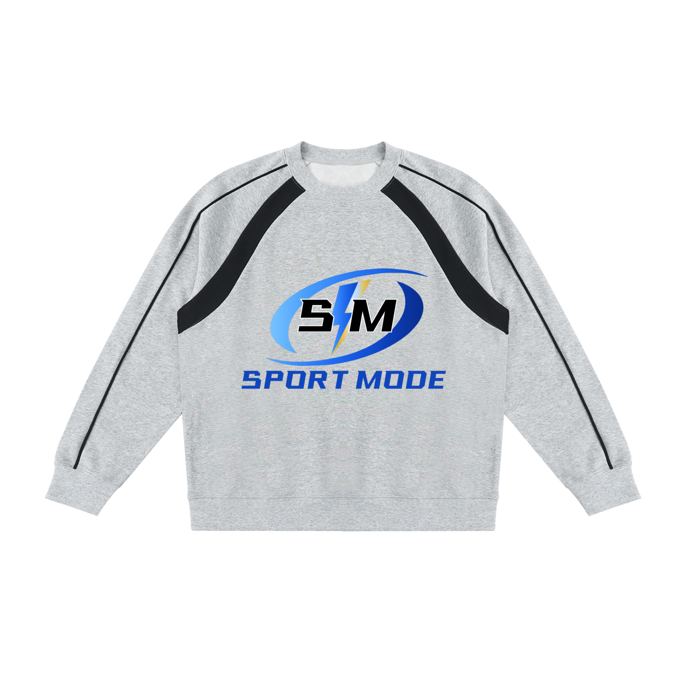 Turbo Sport Mode Unisex Color Block Crewneck Sweatshirt