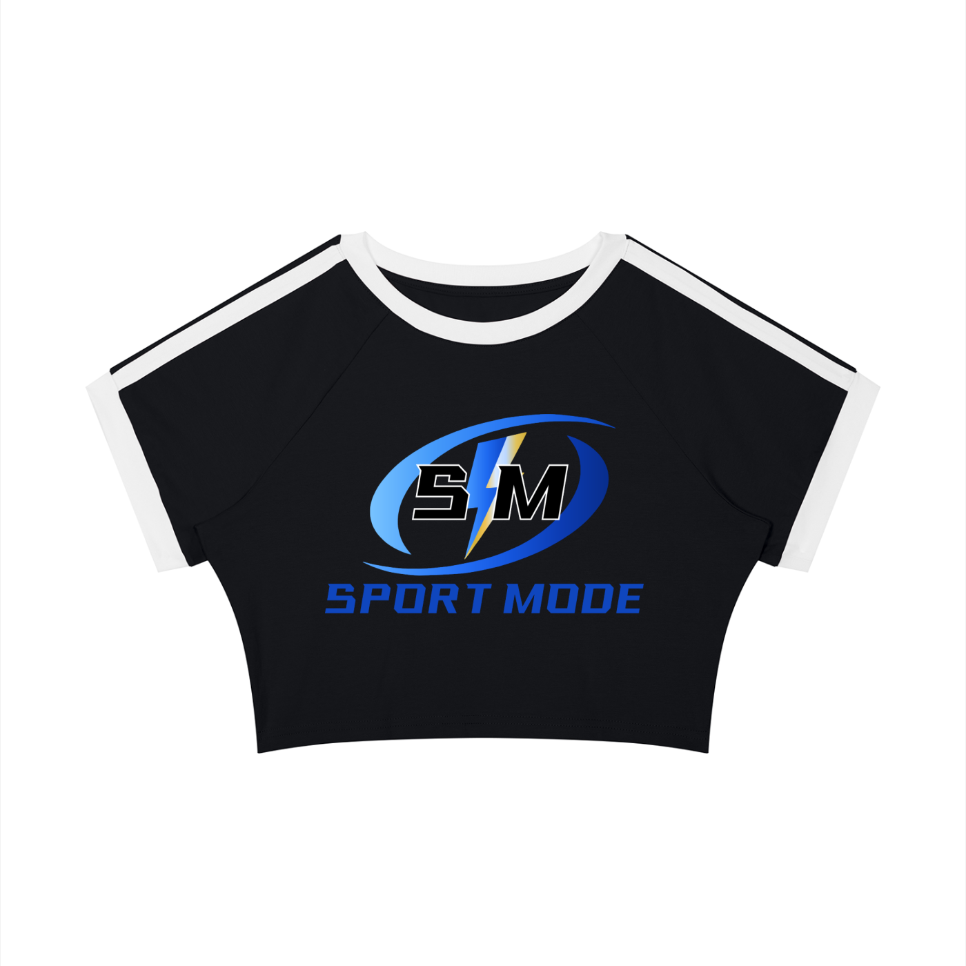 Sport Mode Knockout Queen Women’s Raglan Crop T-Shirt