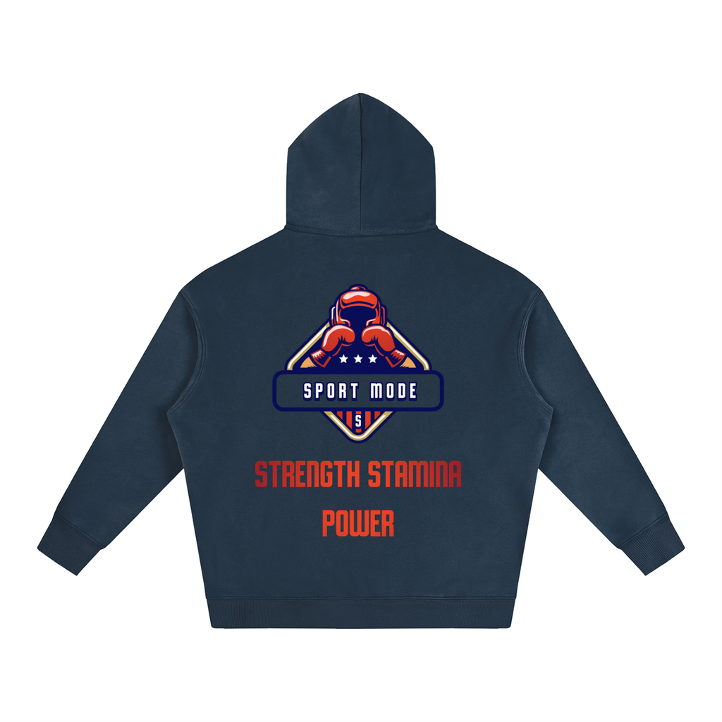 Cover Up Sport Mode Oversize Fleeced Hoodie