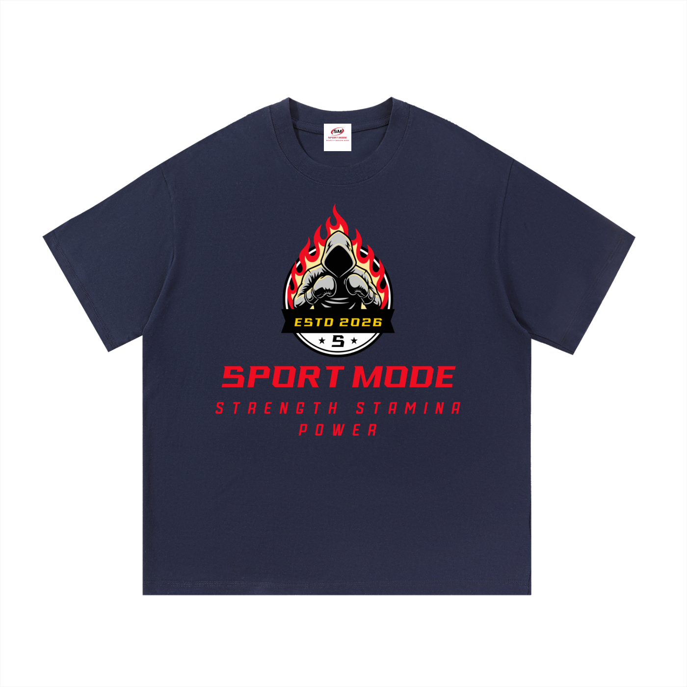 Double Trouble Sport Mode Essential Cotton T-Shirt