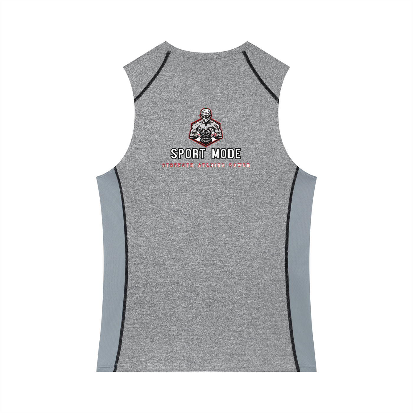 Red Swirl Sport Mode Men's Slim-Fit Topstitch Tank Top