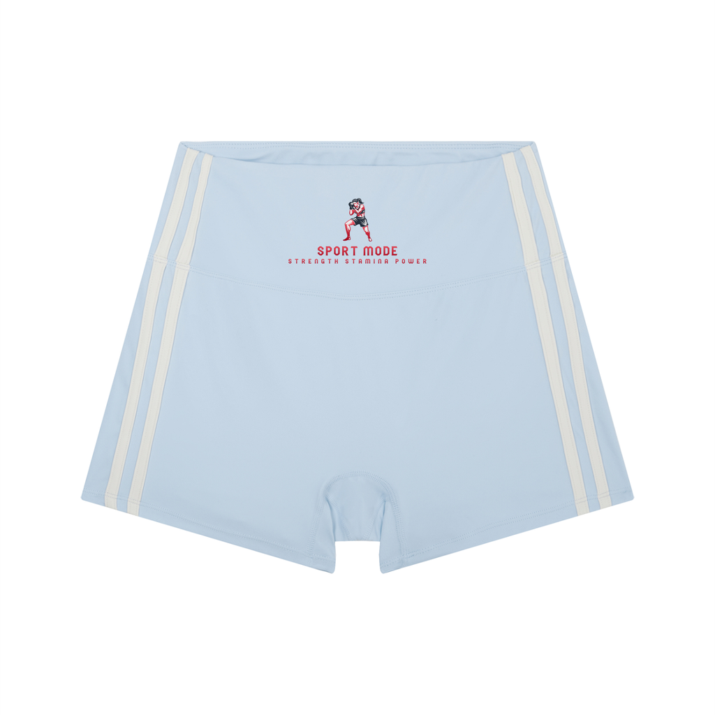 Women’s Sport Mode High-Waist Color Block Yoga Shorts