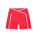 Stand Strong Sport Mode Women’s High Rise Color Block Yoga Shorts