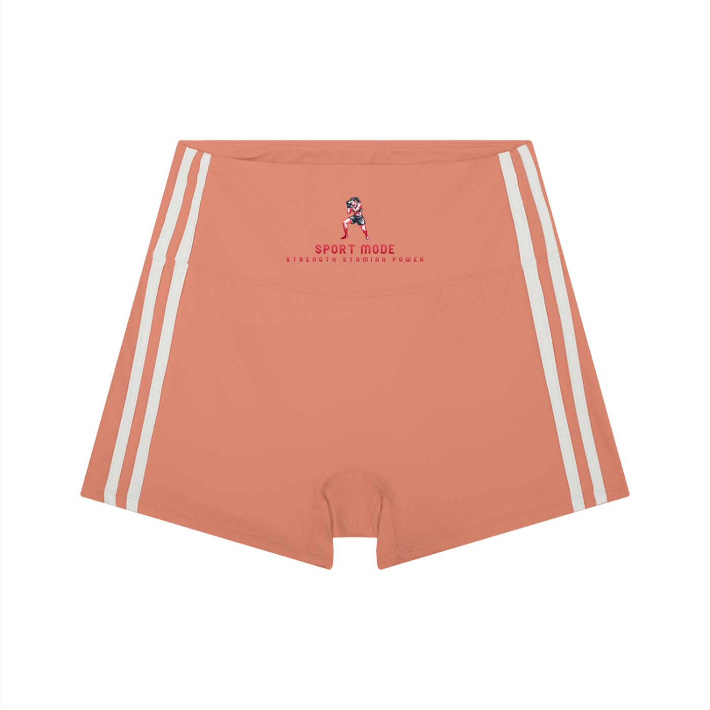 Women’s Sport Mode High-Waist Color Block Yoga Shorts