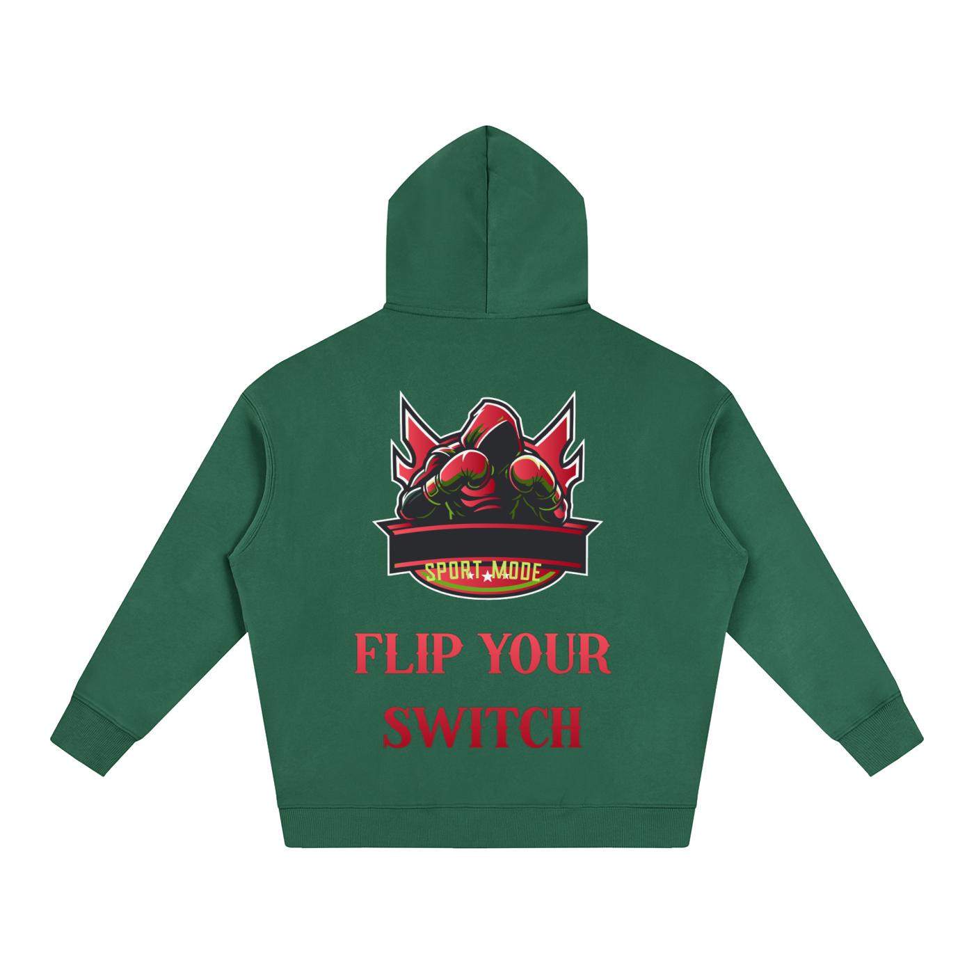 Flip Your Switch Sport Mode Oversize Fleeced Hoodie