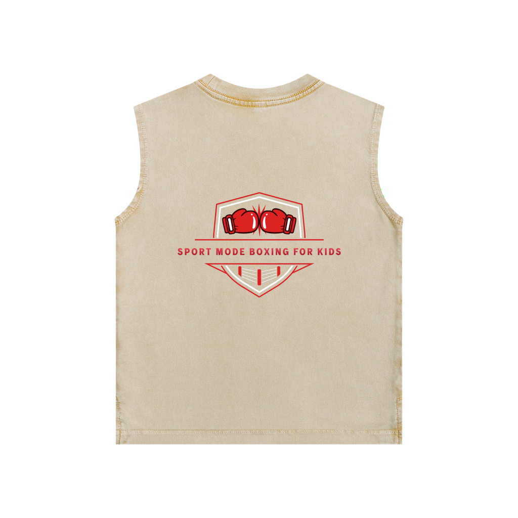 Sport Mode Champion In Training Snow Washed Kids' Tank Top