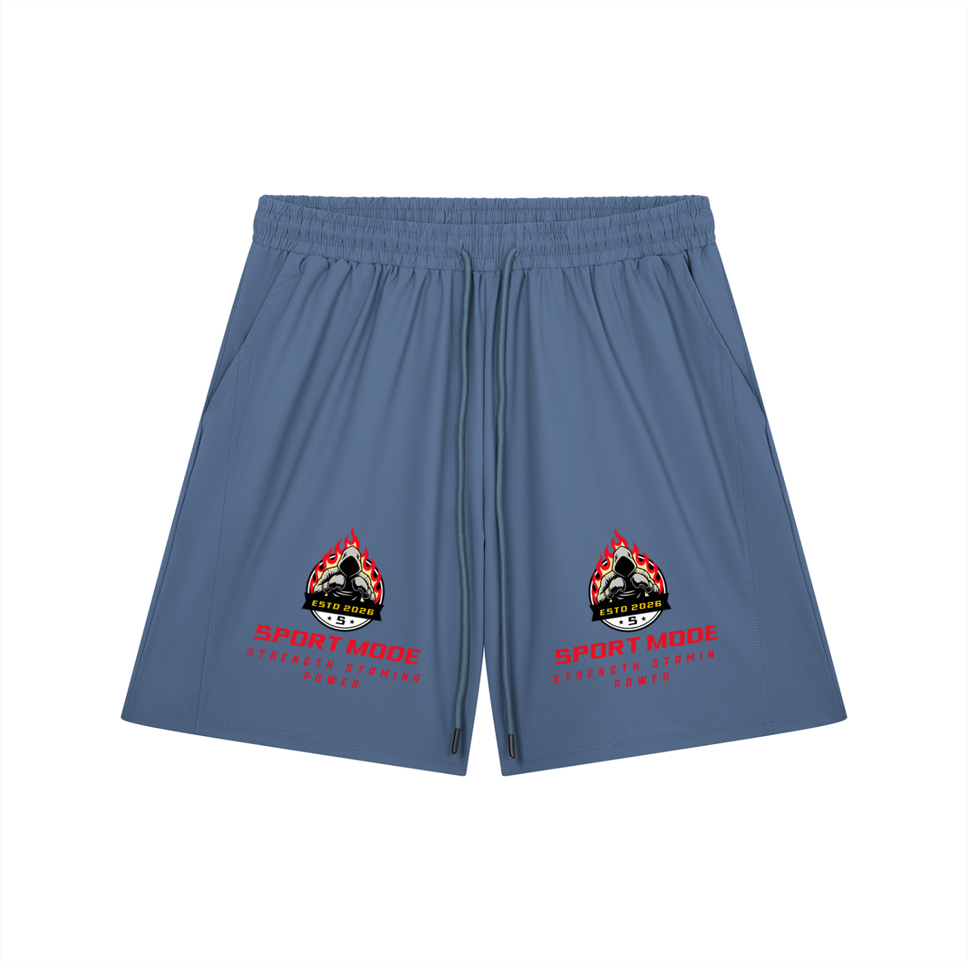 Sport Mode Double Men’s Drawstring Shorts