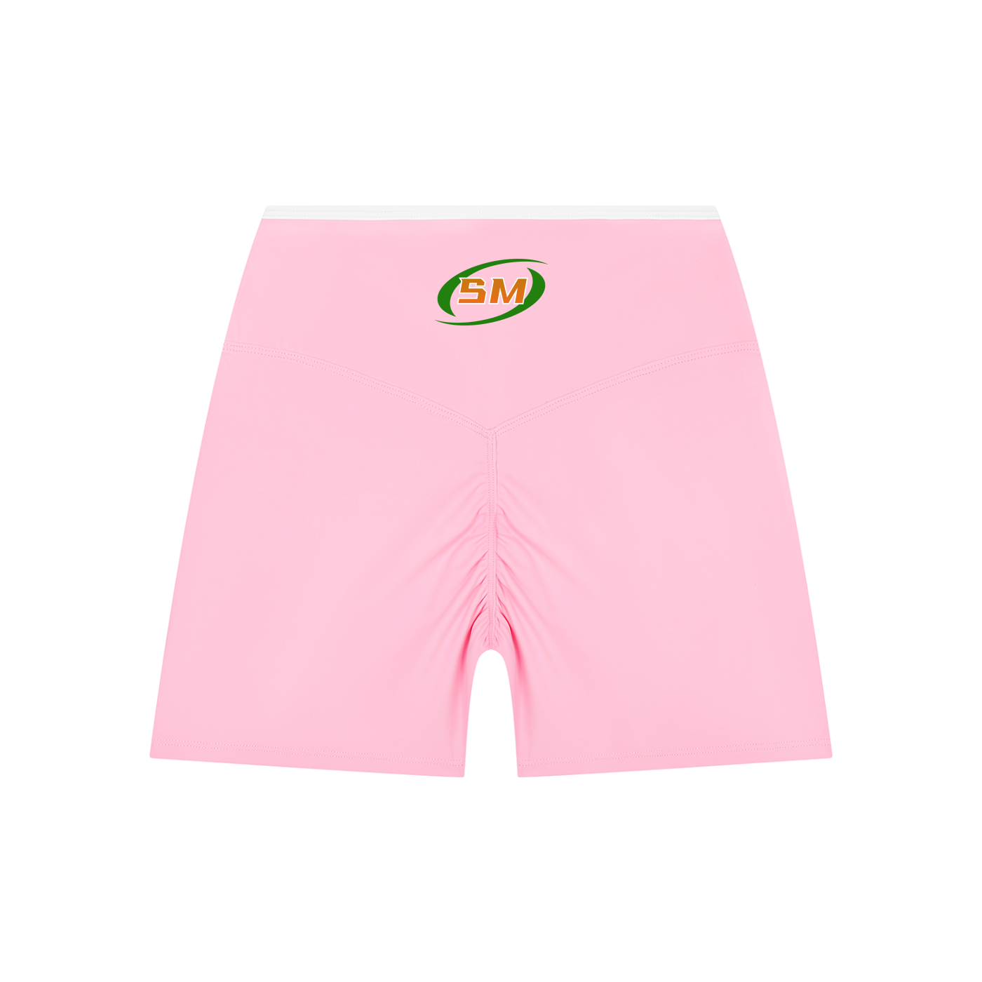 Stand Strong Sport Mode Women’s High Rise Color Block Yoga Shorts