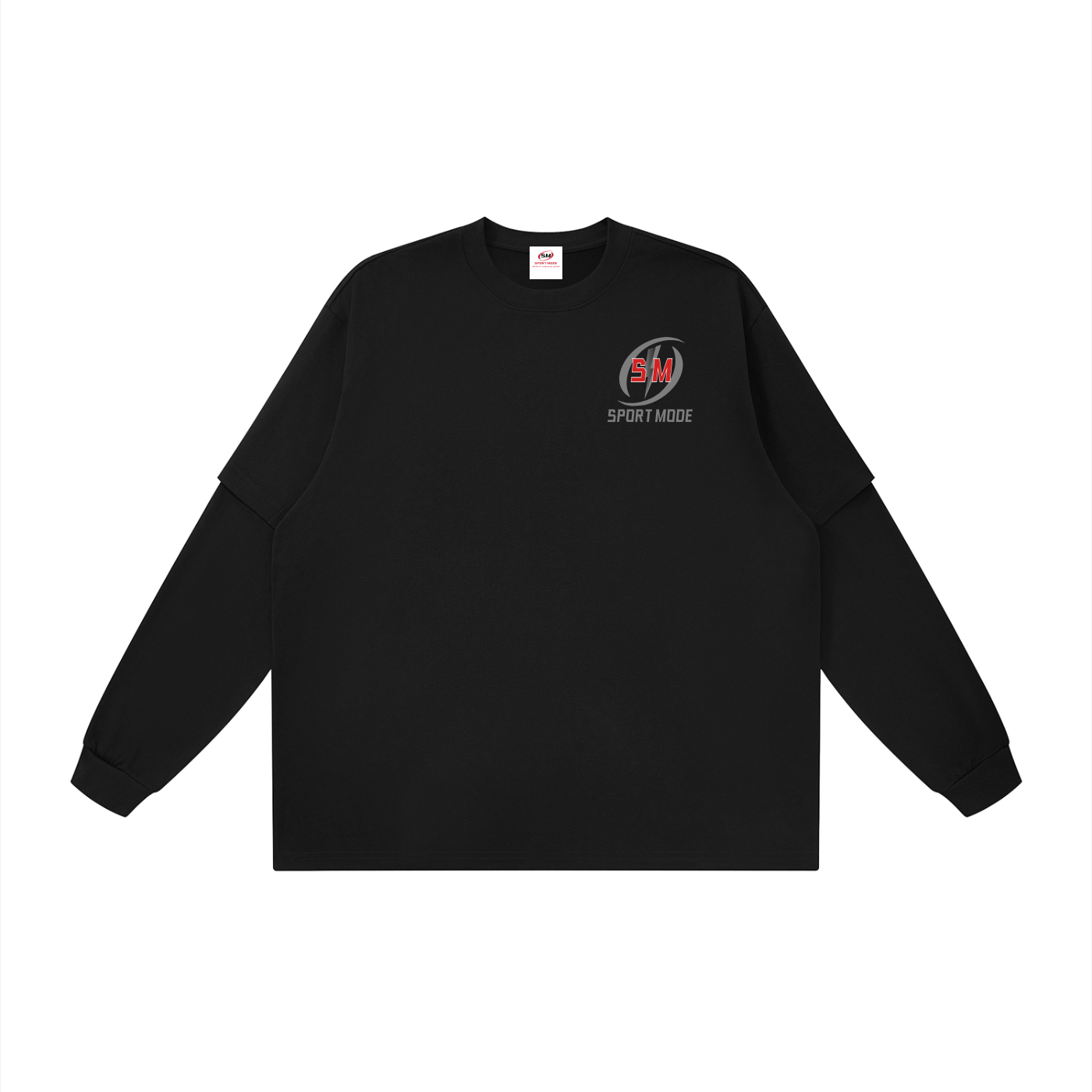 Sport Mode Beast Unisex Layered Oversized T-Shirt