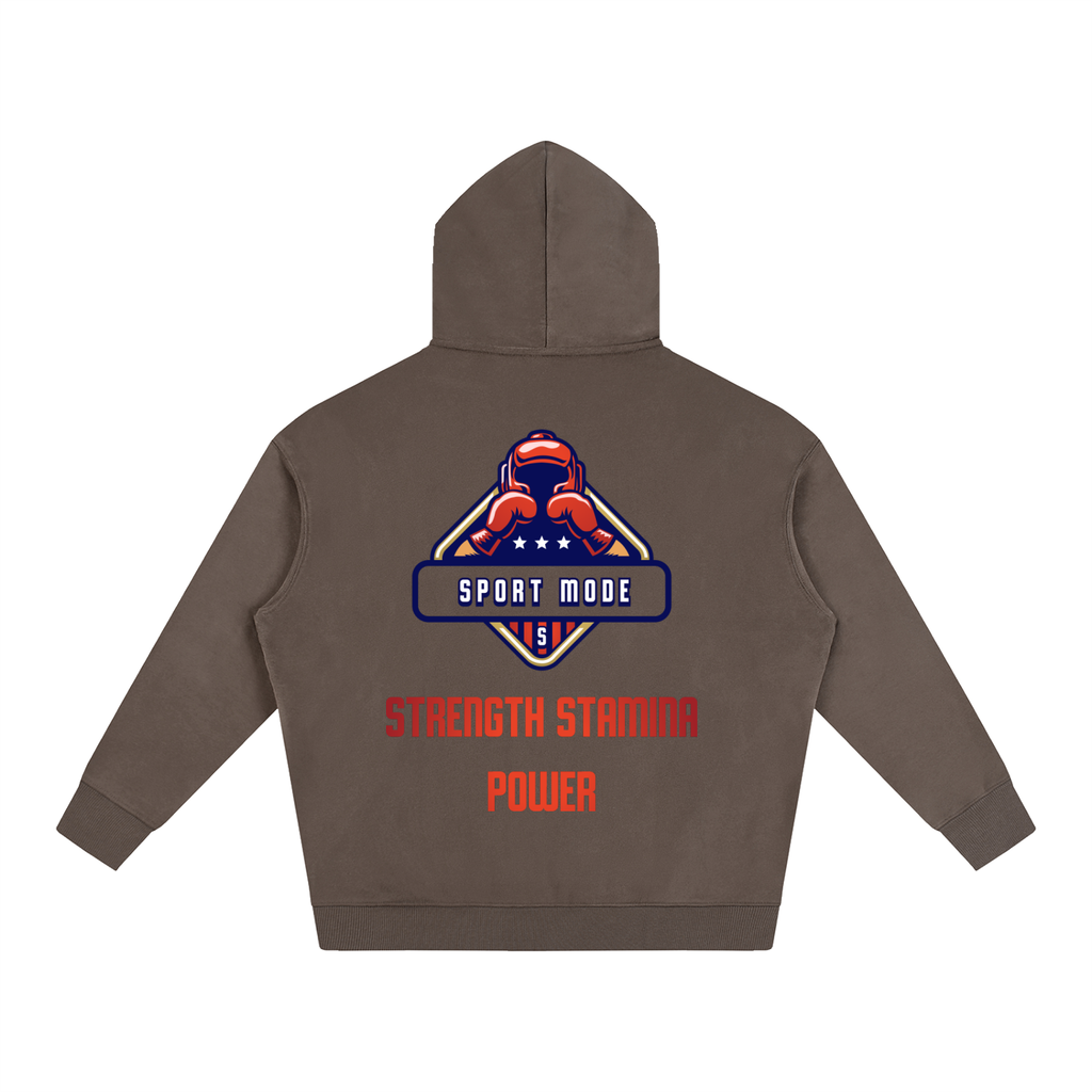 Cover Up Sport Mode Oversize Fleeced Hoodie