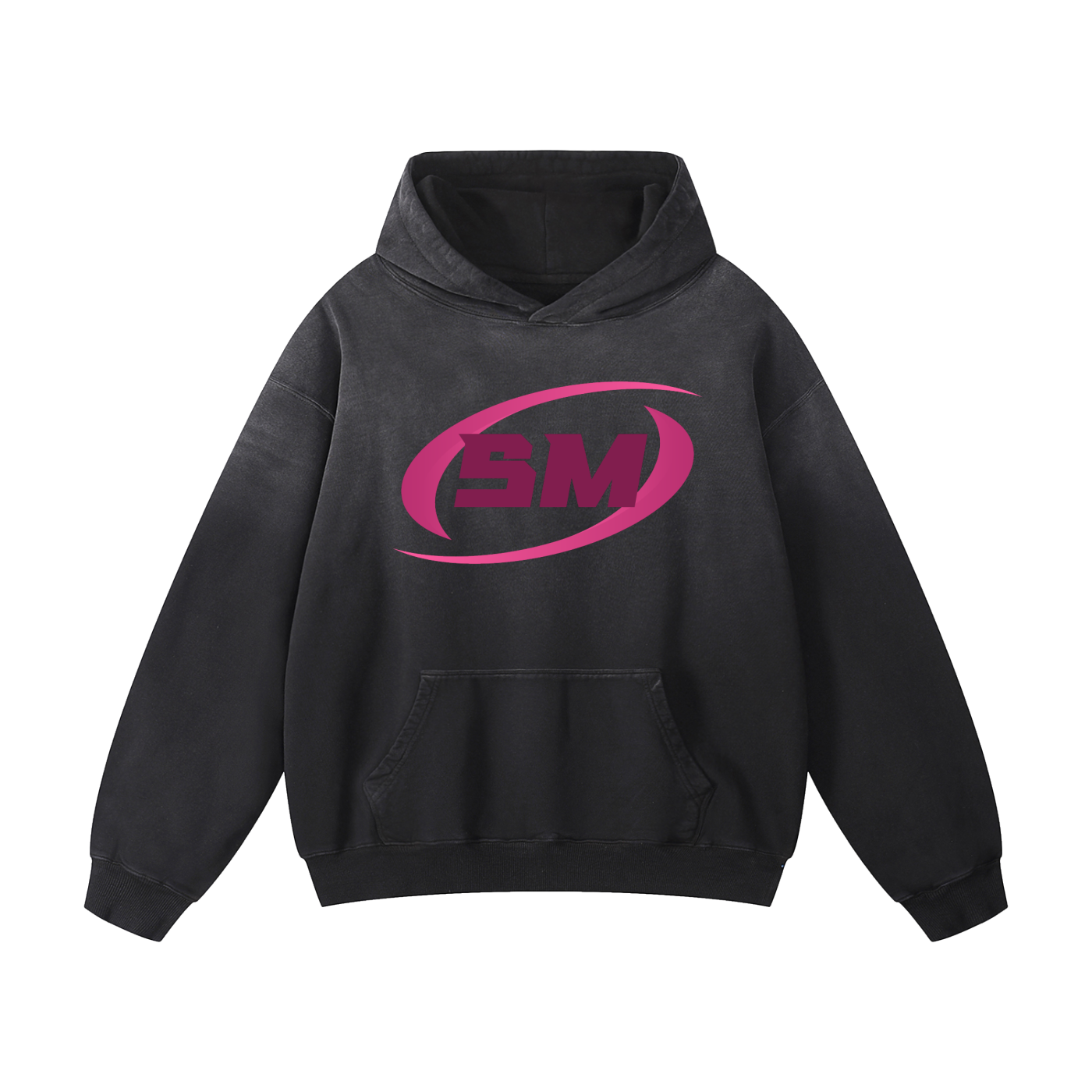 Pink Sport Mode Orthodox Heavyweight Sunfade Oversized Hoodie