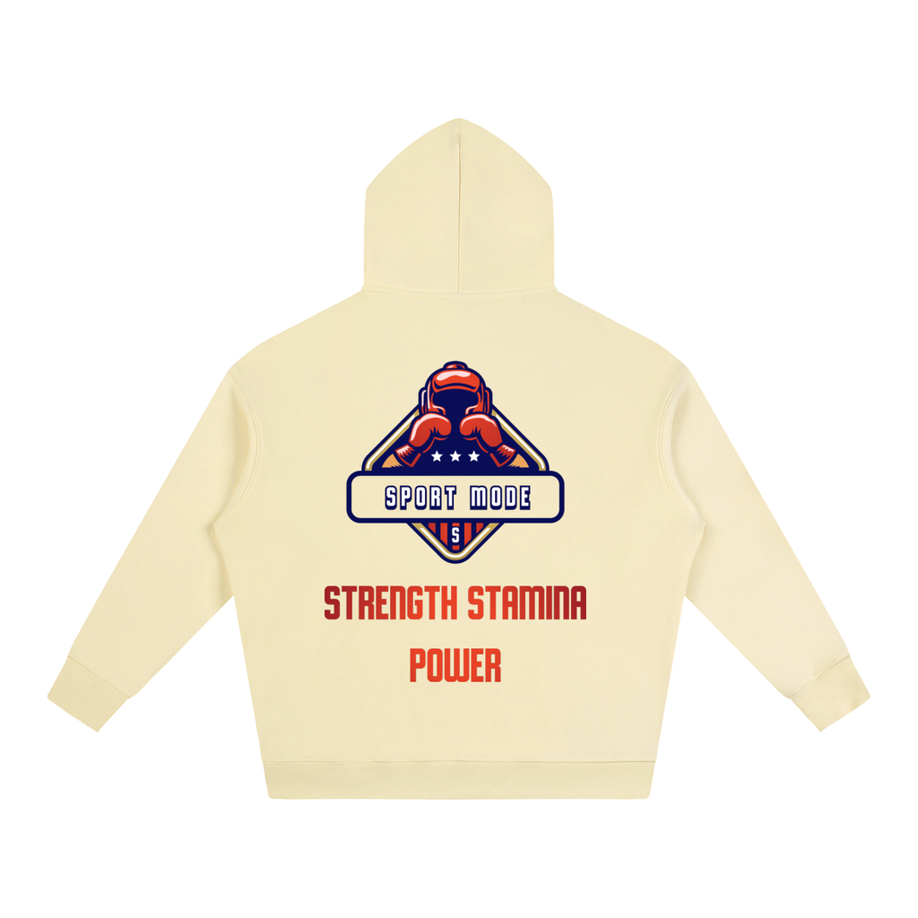 Cover Up Sport Mode Oversize Fleeced Hoodie