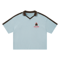 Fire on Front Sport Mode Unisex Color Block Polo Shirt