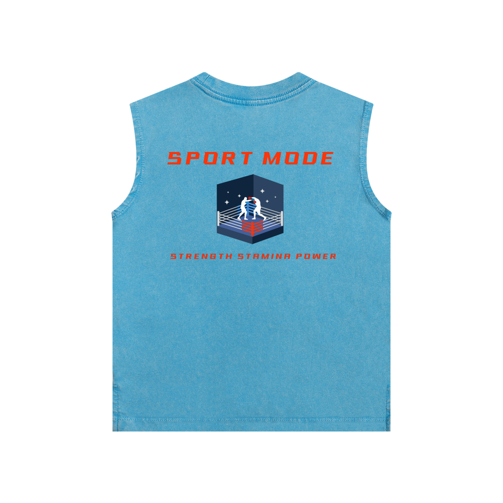 Sport Mode Center of the Ring Snow Washed Kids' Tank Top