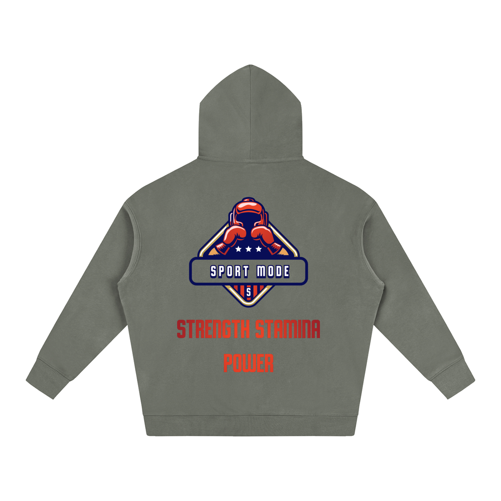 Cover Up Sport Mode Oversize Fleeced Hoodie