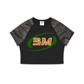 Built for Battle Sport Mode Women’s Camo Raglan Crop T-Shirt