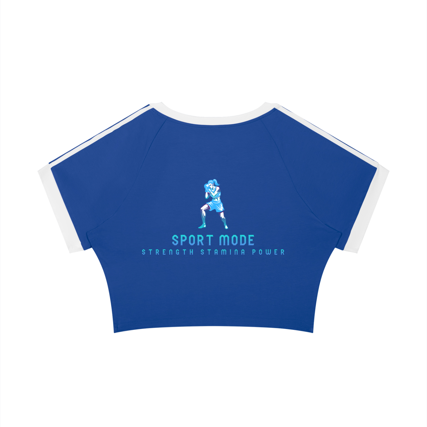 Sport Mode Knockout Queen Women’s Raglan Crop T-Shirt