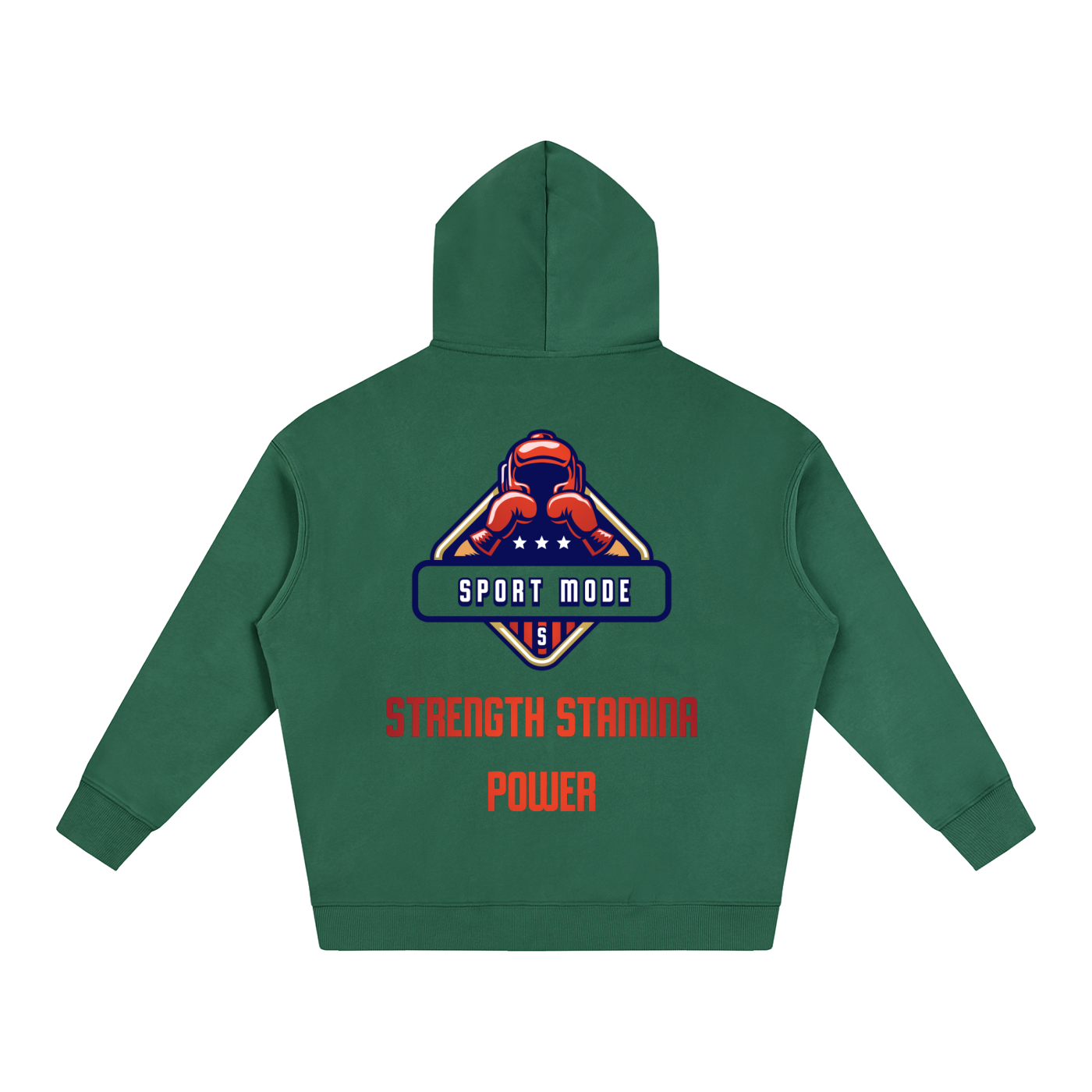 Cover Up Sport Mode Oversize Fleeced Hoodie