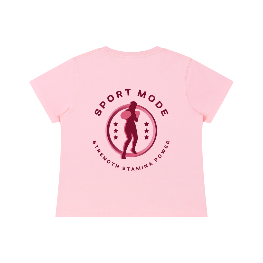 Sport Mode Fierce Pink Women's Quick-Dry Baby T-Shirt