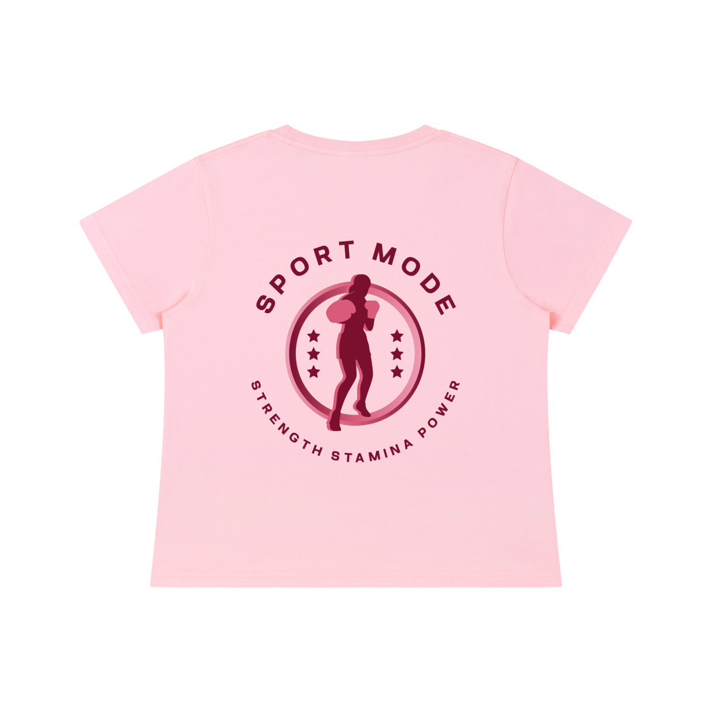 Sport Mode Fierce Pink Women's Quick-Dry Baby T-Shirt