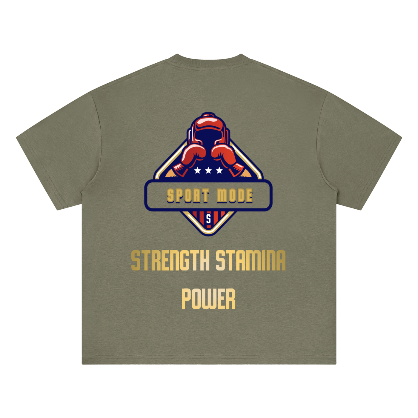 Sport Mode Gold Rush Men's Quick Dry Drop Shoulder T-Shirt