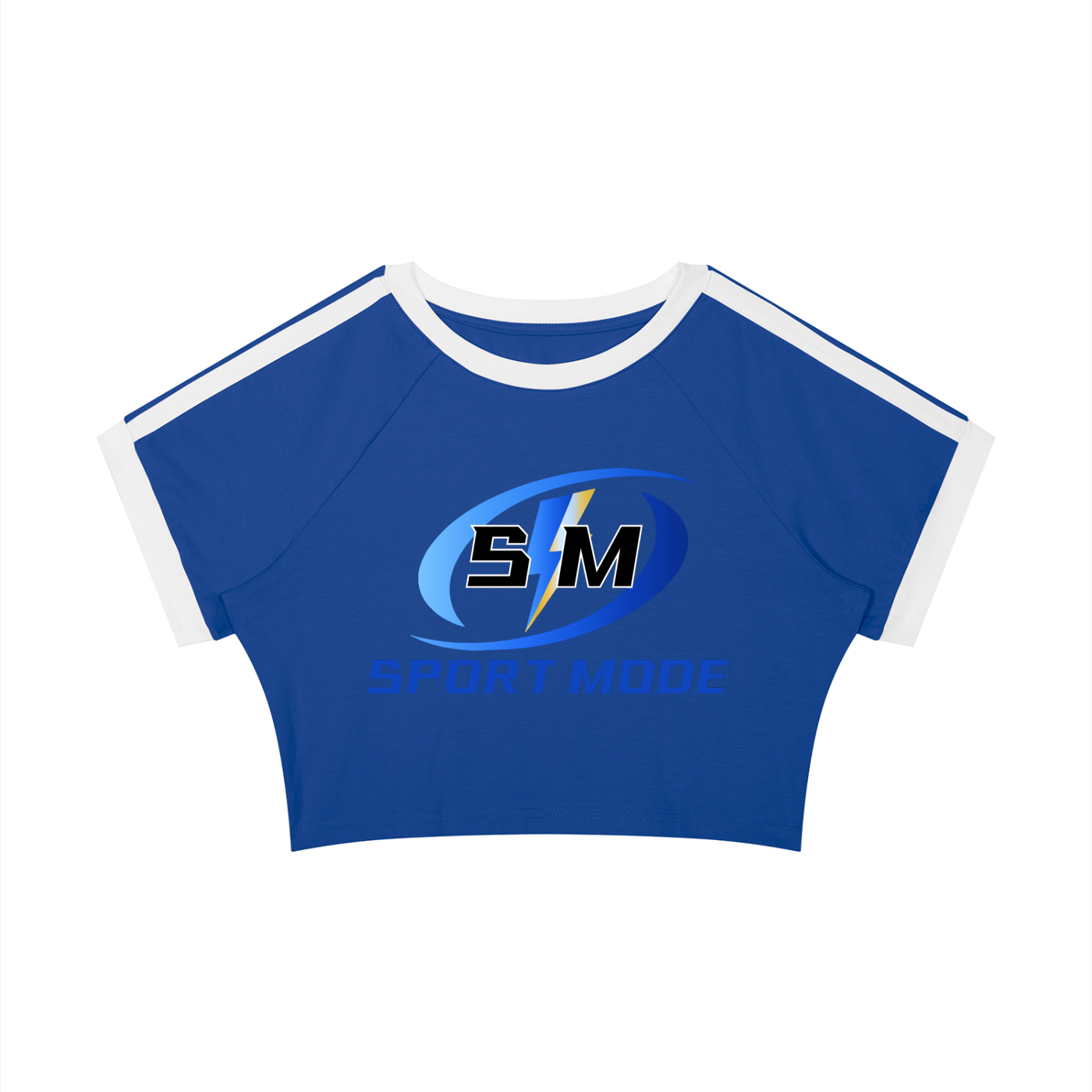 Sport Mode Knockout Queen Women’s Raglan Crop T-Shirt