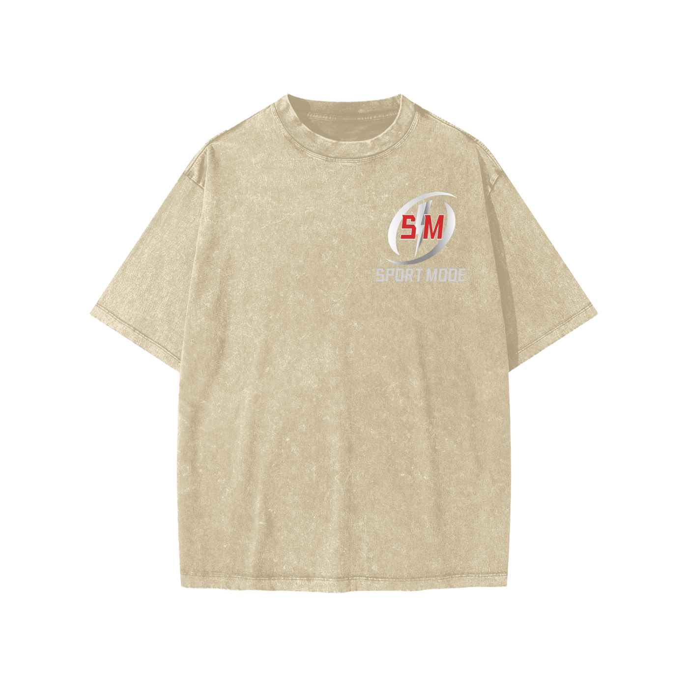 Sport Mode Bull In Action Snow Washed Kids' T-Shirt