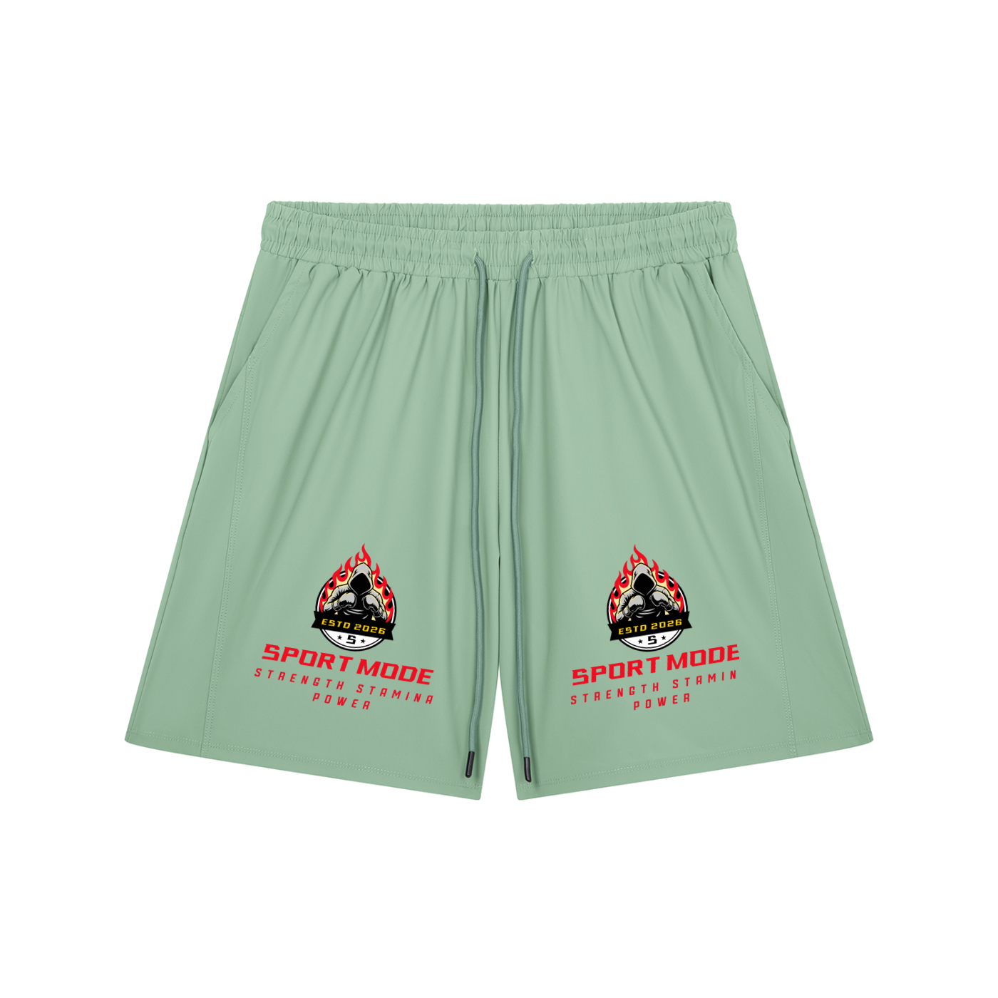 Sport Mode Double Men’s Drawstring Shorts