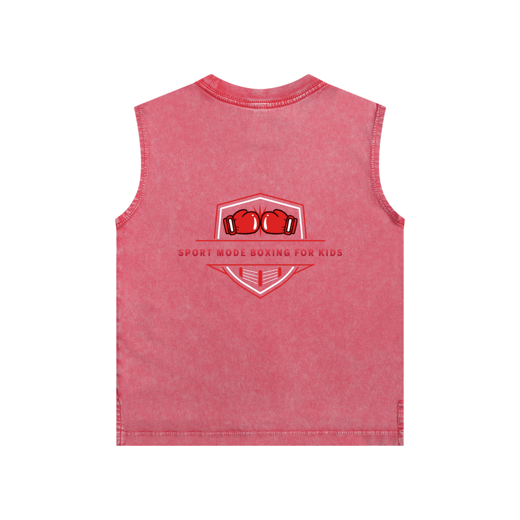 Sport Mode Champion In Training Snow Washed Kids' Tank Top