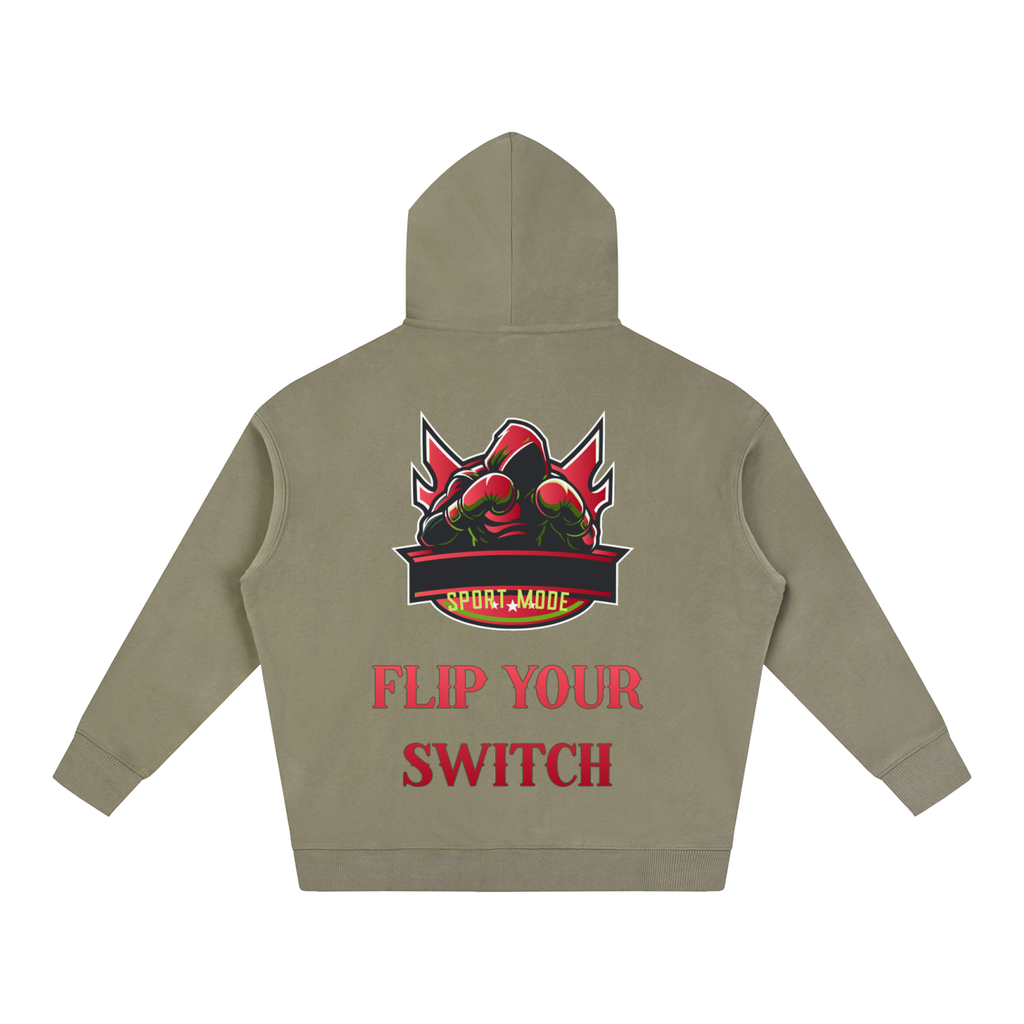 Flip Your Switch Sport Mode Oversize Fleeced Hoodie