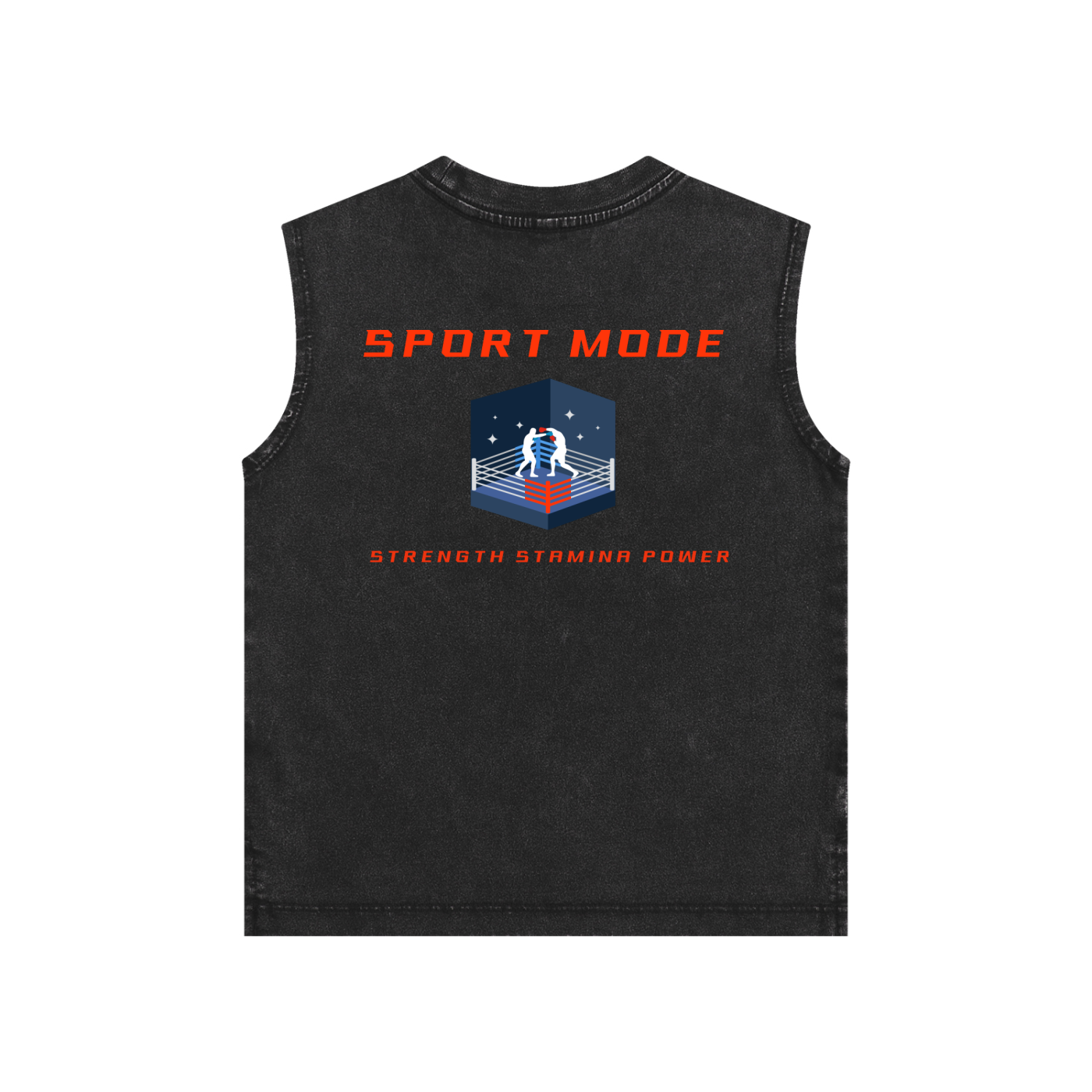 Sport Mode Center of the Ring Snow Washed Kids' Tank Top